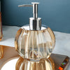Luxury Three-dimensional Amber Glass Bathroom Shower Accessories