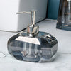 Luxury Three-dimensional Amber Glass Bathroom Shower Accessories
