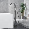 Luxury Waterfall Bathtub Faucet Brass Water Mixer with Hand Shower