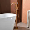 Luxury Waterfall Bathtub Faucet Brass Water Mixer with Hand Shower