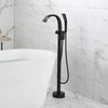 Luxury Waterfall Bathtub Faucet Brass Water Mixer with Hand Shower