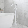 Luxury Waterfall Bathtub Faucet Brass Water Mixer with Hand Shower