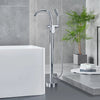 Luxury Waterfall Bathtub Faucet Brass Water Mixer with Hand Shower