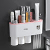Magnetic Toothbrush Bathroom Holder Automatic Toothpaste Squeezer