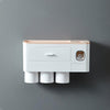 Magnetic Toothbrush Holder Automatic Toothpaste Dispenser Accessory