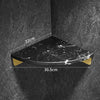 Marble Bathroom Shelf Wall Mounted Storage Triangle Rack Holder