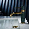 Marble Brass Basin Sink Faucet Hot Cold Swivel Sink Water Crane Faucet