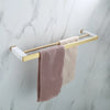 Marble Brass Luxury Brushed Gold Bathroom Shower Accessories Set