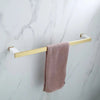 Marble Brass Luxury Brushed Gold Bathroom Shower Accessories Set