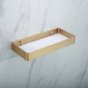 Marble Brass Luxury Brushed Gold Bathroom Shower Accessories Set