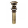 Matte Black Basin Sink Pop Up Drain Brass Drain Plug Sink Drain