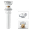 Matte Black Basin Sink Pop Up Drain Brass Drain Plug Sink Drain