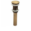 Matte Black Basin Sink Pop Up Drain Brass Drain Plug Sink Drain