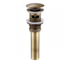 Matte Black Basin Sink Pop Up Drain Brass Drain Plug Sink Drain