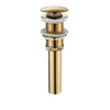 Matte Black Basin Sink Pop Up Drain Brass Drain Plug Sink Drain