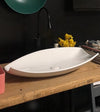 Matte Black Bathroom Sinks Modern Counter Basin Sink for Kitchen