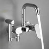 Matte Black Wall Mounted Faucet Pull Down Cold Hot Water Kitchen Taps