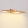 Mirror Lamp Solid Wood Personality Long Strip Bathroom Wall Light