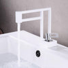 Modern Basin Faucets Black Sink Mixer Taps Brass Bathroom Taps