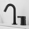 Modern Bathroom Basin Faucet Brass Tap with Handle Water Mixer Tap