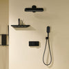Modern Bathroom Shower Faucet Set with Shelf Brass Shower Mixer Tap