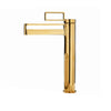 Modern Bathroom Sink Vanity Brass Faucet Countertop Hot Cold Faucet
