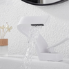 Modern Brass Waterfall Basin Faucet Washbasin Single Handle Mixer Tap