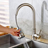 Modern Faucet Kitchen Faucet Rotatable Mixer Tap Single Sharp Handle