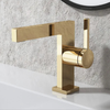 Modern Luxury Basin Sink Faucet Deck Mount Single Lever Brass Faucet