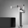 Modern Luxury Basin Sink Faucet Deck Mount Single Lever Brass Faucet