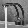 Modern Single Handle Brass Basin Faucet Hot Cold Mixer Bathroom Tap