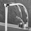 Modern Single Handle Brass Basin Faucet Hot Cold Mixer Bathroom Tap