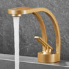 Modern Single Handle Brass Basin Faucet Hot Cold Mixer Bathroom Tap