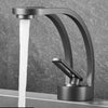 Modern Single Handle Brass Basin Faucet Hot Cold Mixer Bathroom Tap