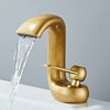 Modern Single Handle Hole Faucet Basin Tap Brass Bathroom Basin Faucet