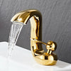 Modern Single Handle Hole Faucet Basin Tap Brass Bathroom Basin Faucet
