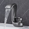 Modern Single Handle Hole Faucet Basin Tap Brass Bathroom Basin Faucet