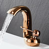 Modern Single Handle Hole Faucet Basin Tap Brass Bathroom Basin Faucet