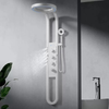 Modern Smart Rainfall Shower Panel Brass LED Display SPA Massage Jet