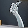 Modern Solid Brass Bathroom Basin Faucet Water Tap Chrome Finish