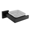 Modern Steel and Black Bathroom Accessory Stainless Steel Bath Accessory