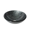Modern Tempered Glass Bathroom Washbasin Above Counter Basin Sink