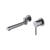 Modern Wall Mount Wash Basin Faucet with Smart Tap and Swivel Spout