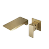 Modern Wall Mounted Brass Waterfall Bathroom Basin Sink Faucet Tap