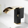 Modern Waterfall Stainless steel Bathroom Sink Mixer Basin Faucet Tap