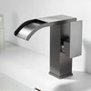 Modern Waterfall Stainless steel Bathroom Sink Mixer Basin Faucet Tap