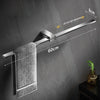 Movable Towel Rack Towel Hanger Bath Towel Holder Wall Mounted Towel Bar