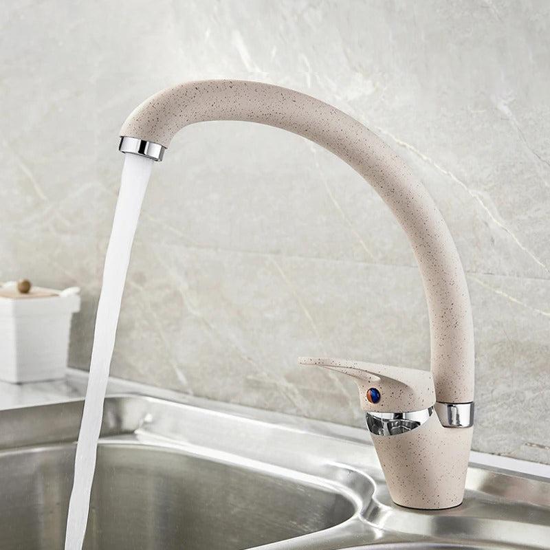 colorful kitchen faucet