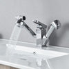 Multifunction Bathroom Sink Faucet Water Mixer Crane Deck Mount Taps