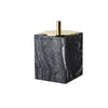 Natural Marble Bathroom and Shower Accessories in Luxury Black